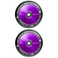 Root Industries Air Black Pu Purple Core 110mm Wheel Set