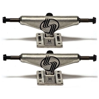 Silver Skateboard Trucks 8.5" M-Class Polished Set Of 2 Trucks