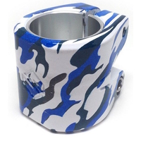 Striker Scooter Double Clamp Essence Blue Camo Oversized And Standard