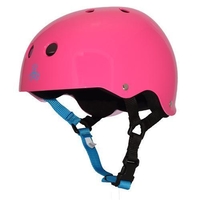 Triple 8 Brainsaver Ss Helmet - Fuschia Gloss - Size Large - Skate Scooter
