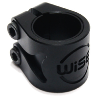 Wise Scooter Double Clamp - Black - Oversized And Standard