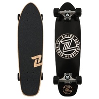 Z-Flex Complete Cruiser Skateboard - Z Circle Black White 27"
