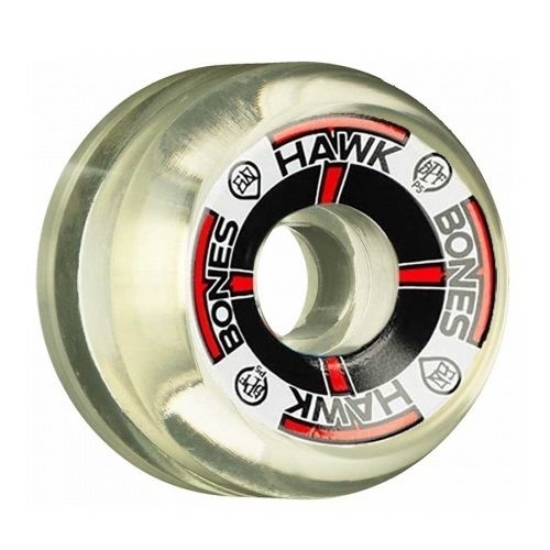 Bones Skateboard Wheels Spf Hawk TBones 60mm 84B P5 Clear