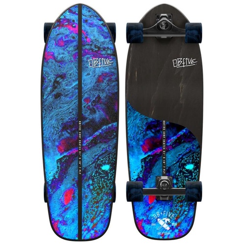 Obfive Surf Skate Cruiser Skateboard Complete Plasma Rkp1