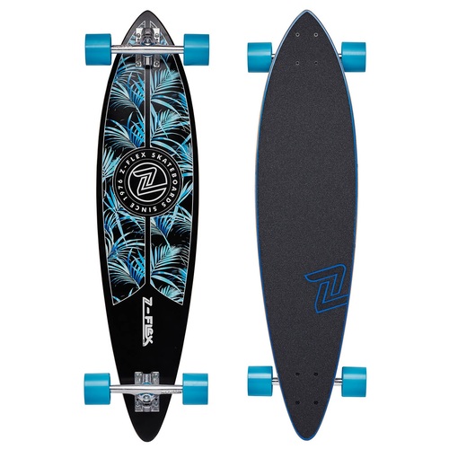 ZFlex Pintail Complete Longboard Skateboard Night Jungle