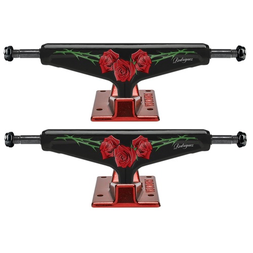 Venture Skateboard Trucks 5.25 Mid Hollow Light P-Rod Rose Red Set Of 2