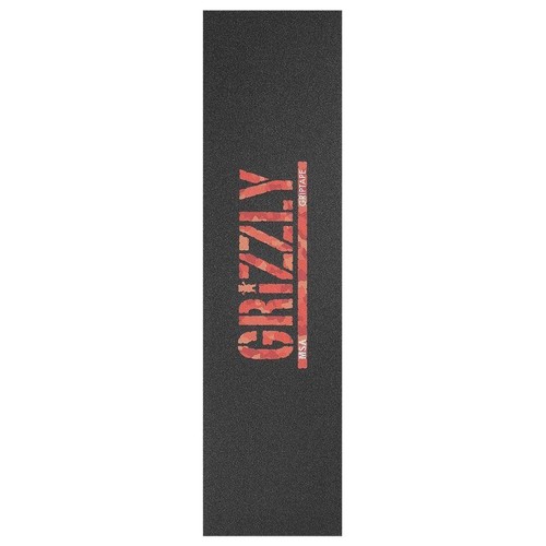 Grizzly Skateboard Grip Tape Sheet 9 x 33 MSA Stamp Camo