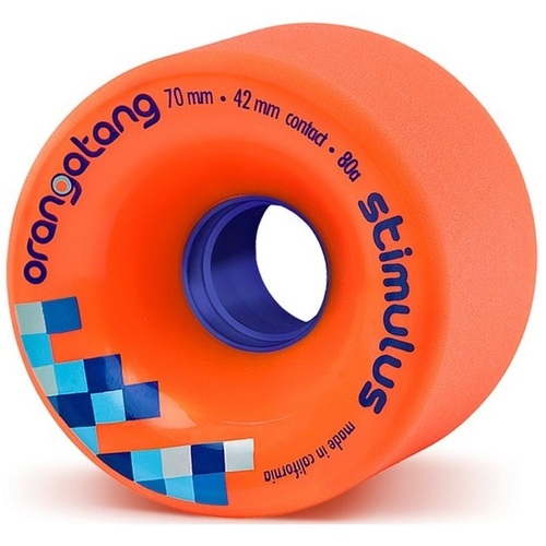 Orangatang Longboard Skateboard Wheels Stimulus 70mm Orange