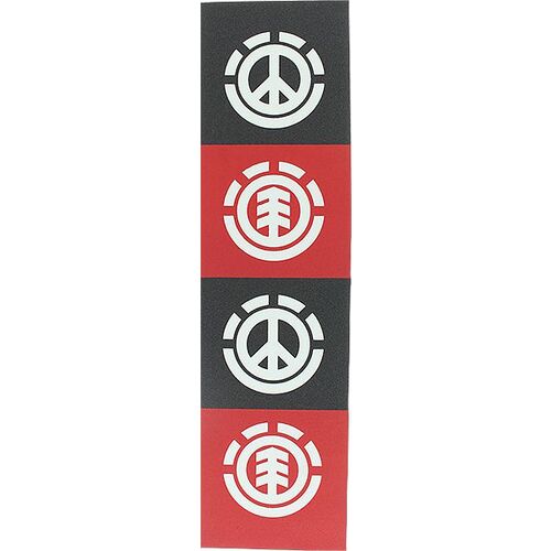 Element Skateboard Grip Tape Sheet 9 x 33 Peace Quadrant Perforated