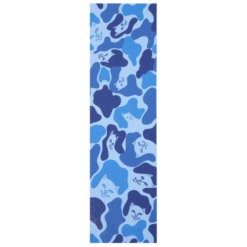 RipNDip Skateboard Grip Tape Sheet 9 x 33 Nerm Camo Blue