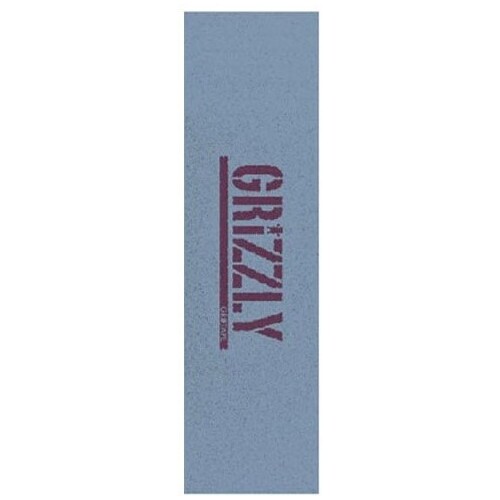 Grizzly Skateboard Grip Tape Sheet 9 x 33 Stamp Necessities Light Blue Navy