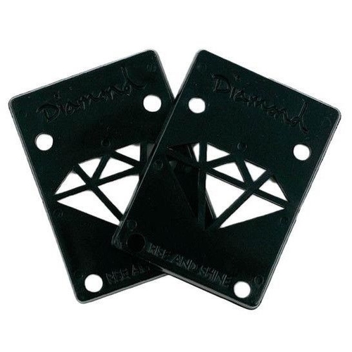 Diamond Riser Pads 1/8 Pair Black