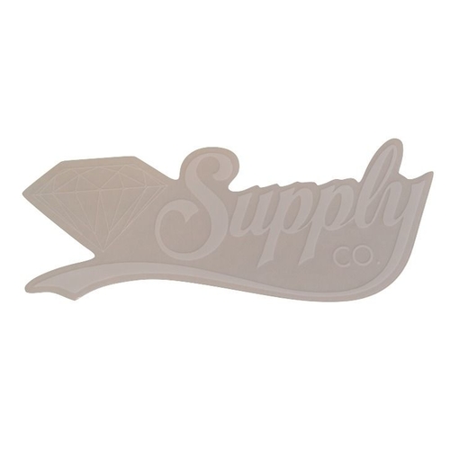 Diamond Supply Co Skateboard Sticker Script White x 1