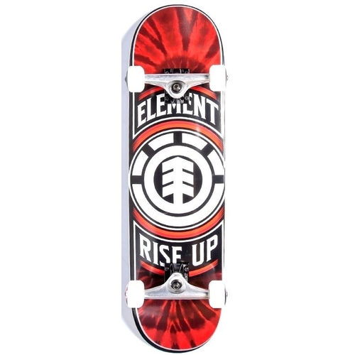 Element Complete Skateboard 8.25 Wide Rise Up Red