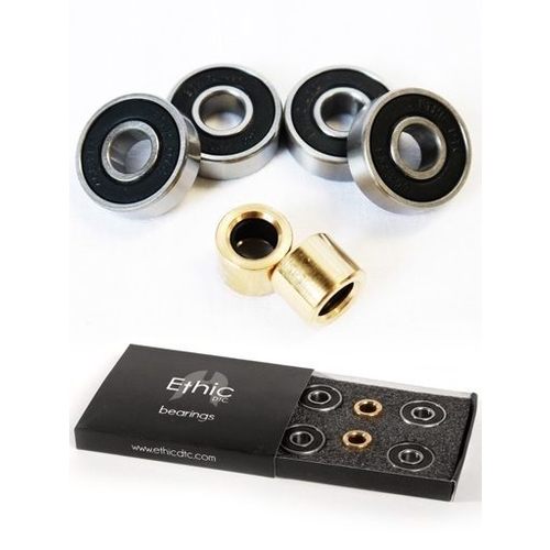 Ethic Scooter Bearings Set Abec 9 With Spacers