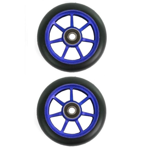 Ethic Scooter Wheels Set Of 2 With Bearings Incube Blue 110mm