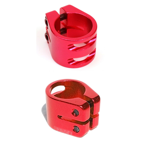 Fasen Raven Scooter Double Clamp Red Standard Size