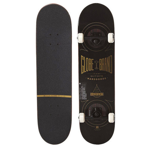 Globe Skateboard Complete Banger Black Gold 8