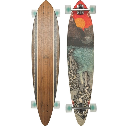 Globe Longboard Skateboard Complete Pinner Bamboo Climate Change