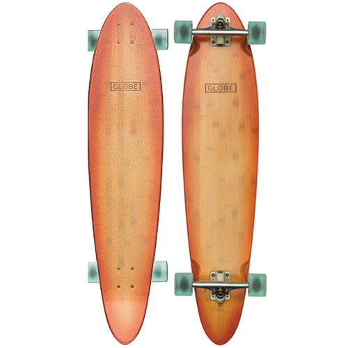 Globe Longboard Skateboard Complete Pinner Classic Bamboo Sunrise