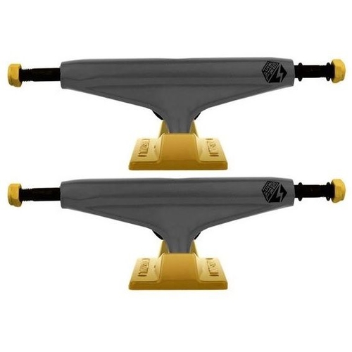 Industrial Skateboard Trucks 5 Black Gold Set Of 2 Trucks