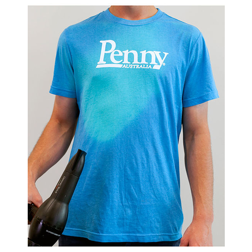 Penny Skateboards T-Shirt Hot Spots Blue Size Medium