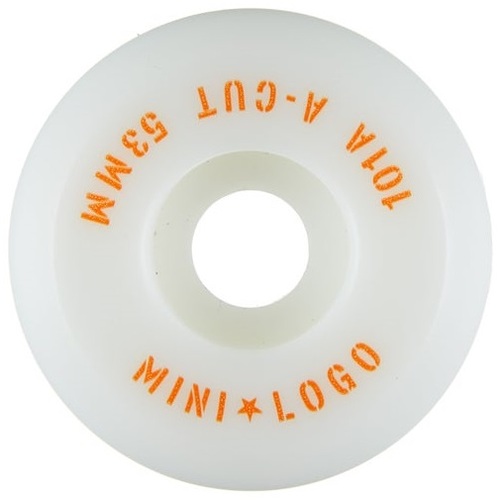 Mini Logo Wheels White A Cut 101a 55mm