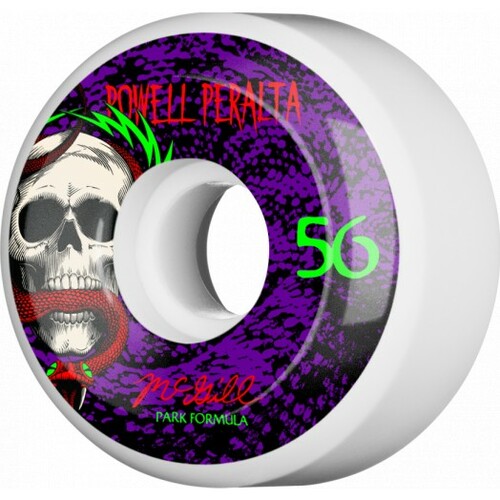 Powell Skateboard Wheels Mcgill Pf Skull & Snake 56mm