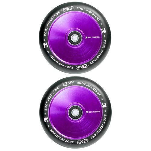 Root Industries Air 110mm Wheel Set Black Pu Purple Core