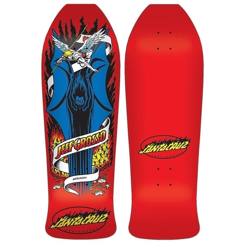 Santa Cruz Grosso Demon Red Skateboard Deck Reissue