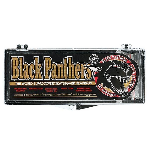 Shortys Hardware Black Panther Abec 3 Skateboard Bearings