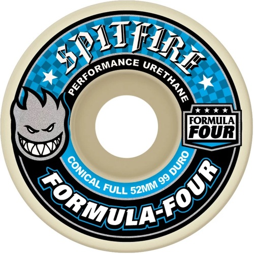 Spitfire Skateboard Wheels F4 Conical Full 99D 54mm